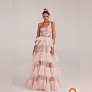 Milla's gorgeous pink dress.